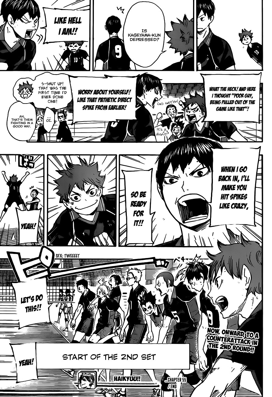 Haikyuu!! chapter 55 page 19