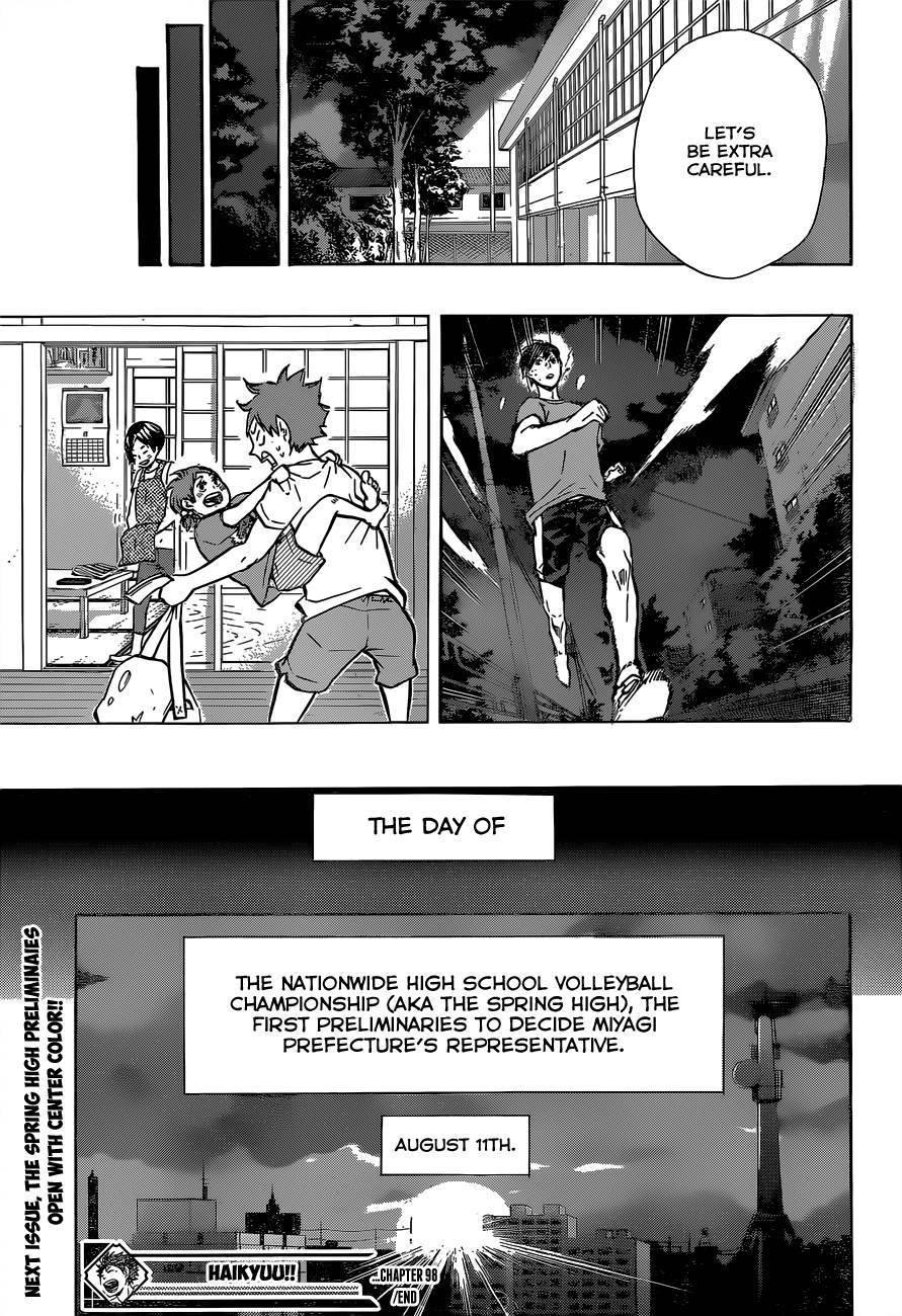 Haikyuu!! chapter 98 page 19