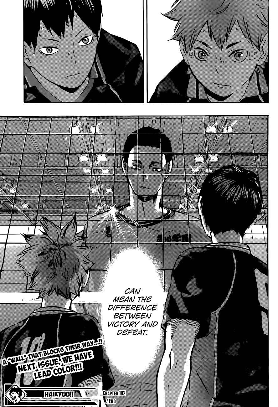 Haikyuu!! chapter 102 page 19