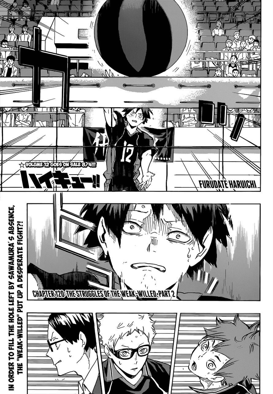 Haikyuu!! chapter 120 page 1