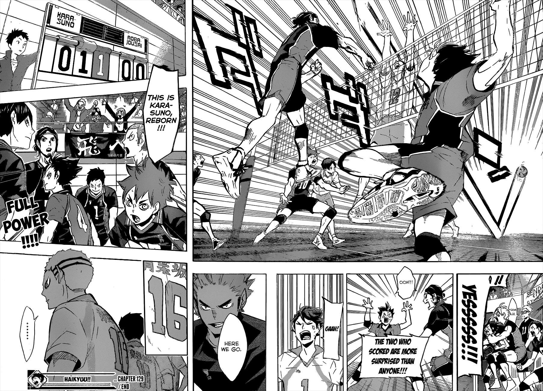 Haikyuu!! chapter 129 page 17