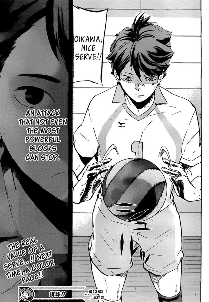 Haikyuu!! chapter 138 page 18