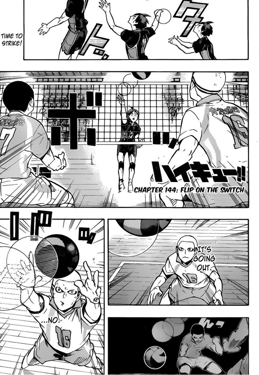 Haikyuu!! chapter 144 page 1