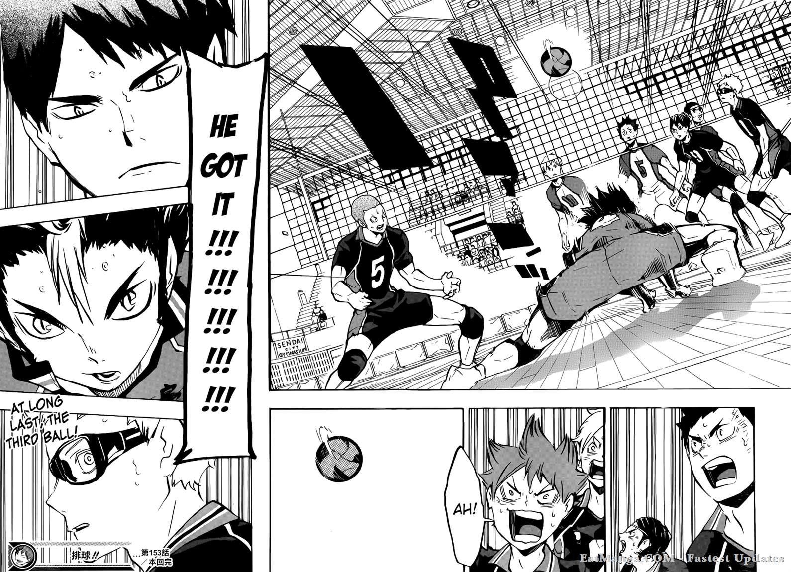 Haikyuu!! chapter 153 page 16