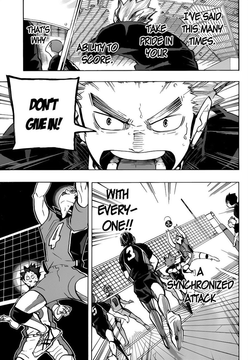 Haikyuu!! chapter 180 page 9