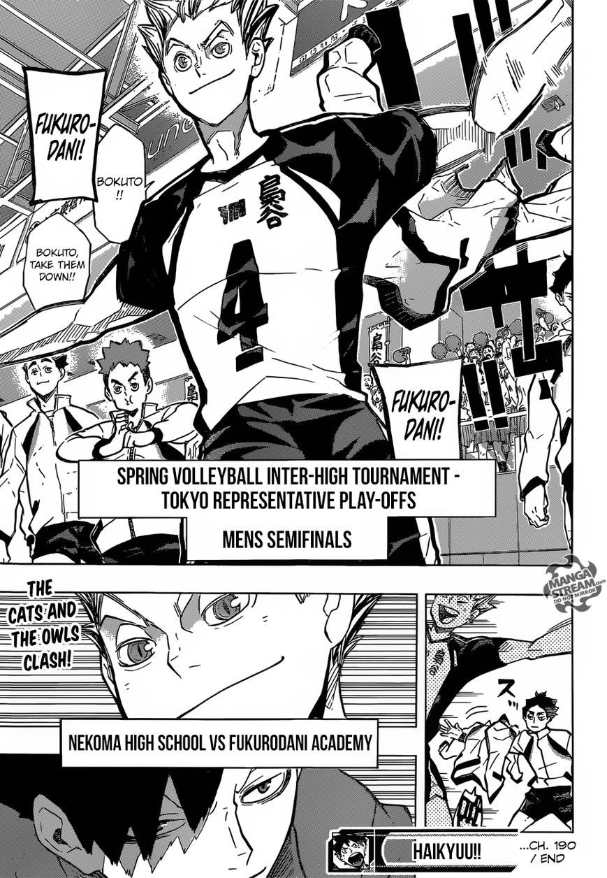Haikyuu!! chapter 190 page 21