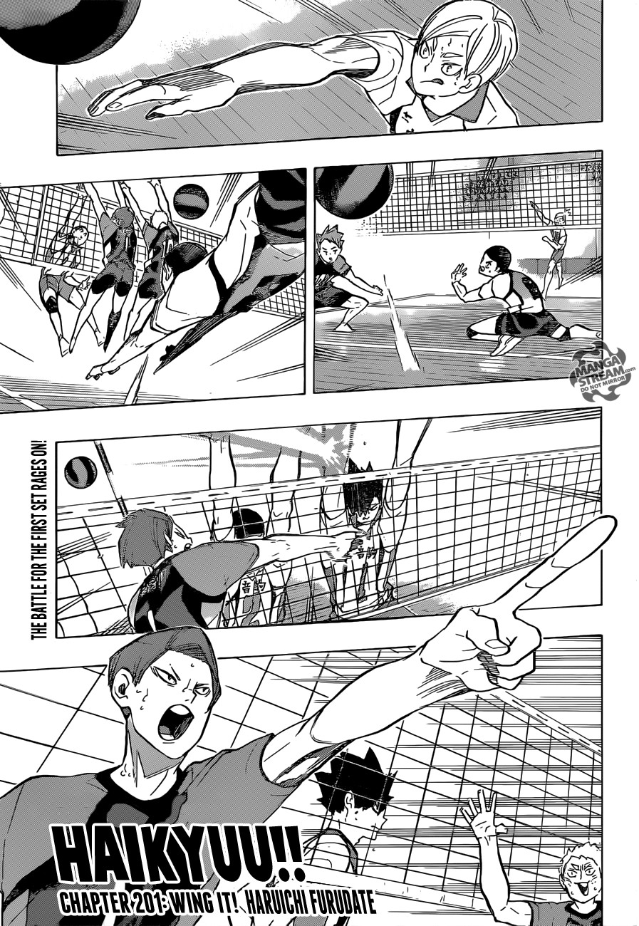 Haikyuu!! chapter 201 page 1
