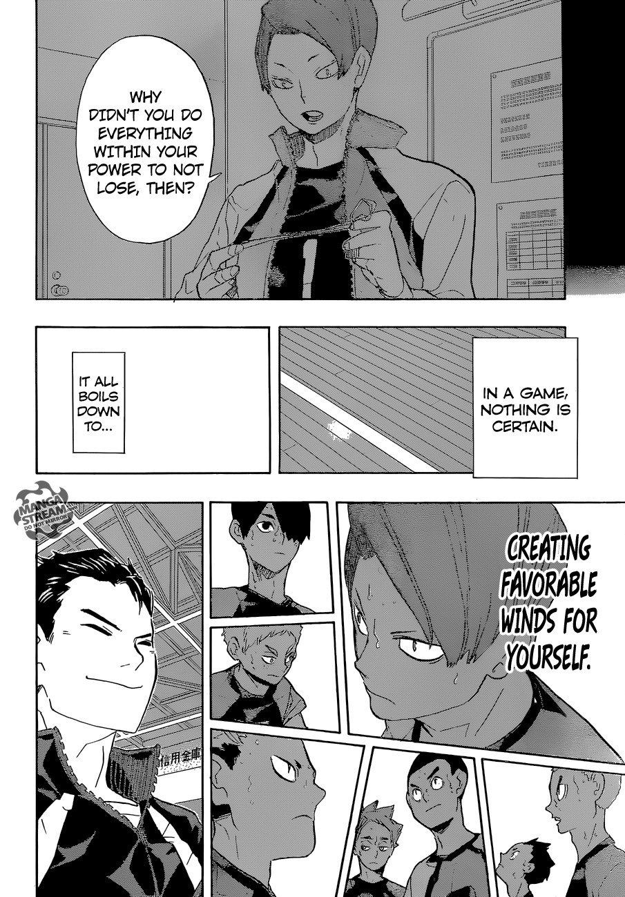 Haikyuu!! chapter 203 page 17