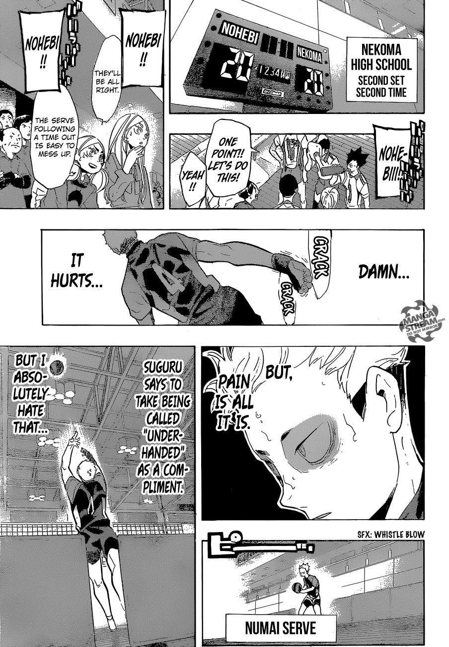 Haikyuu!! chapter 203 page 18