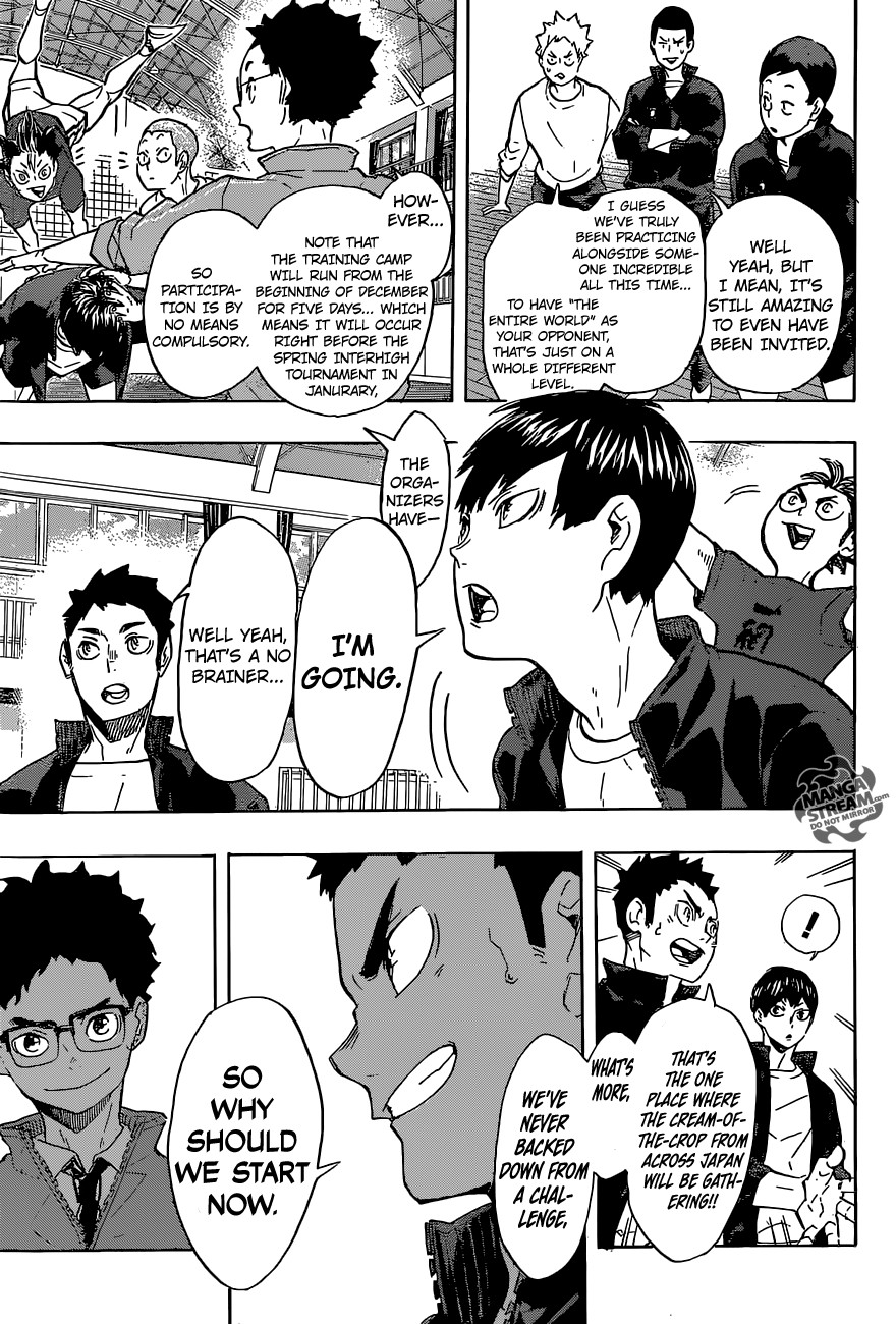 Haikyuu!! chapter 208 page 4