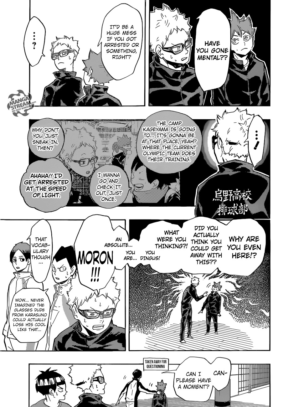 Haikyuu!! chapter 209 page 7