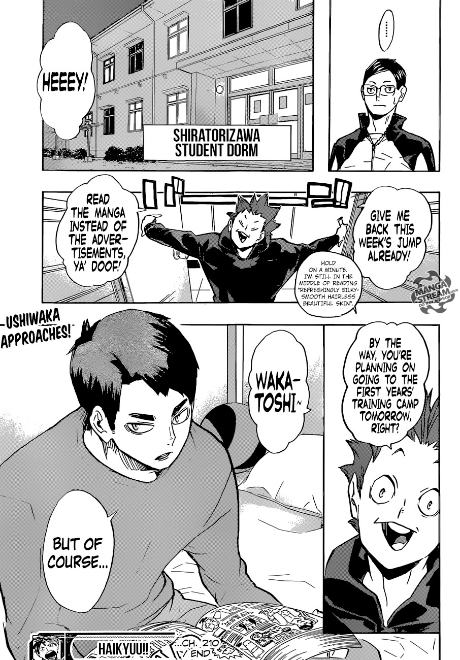 Haikyuu!! chapter 210 page 20