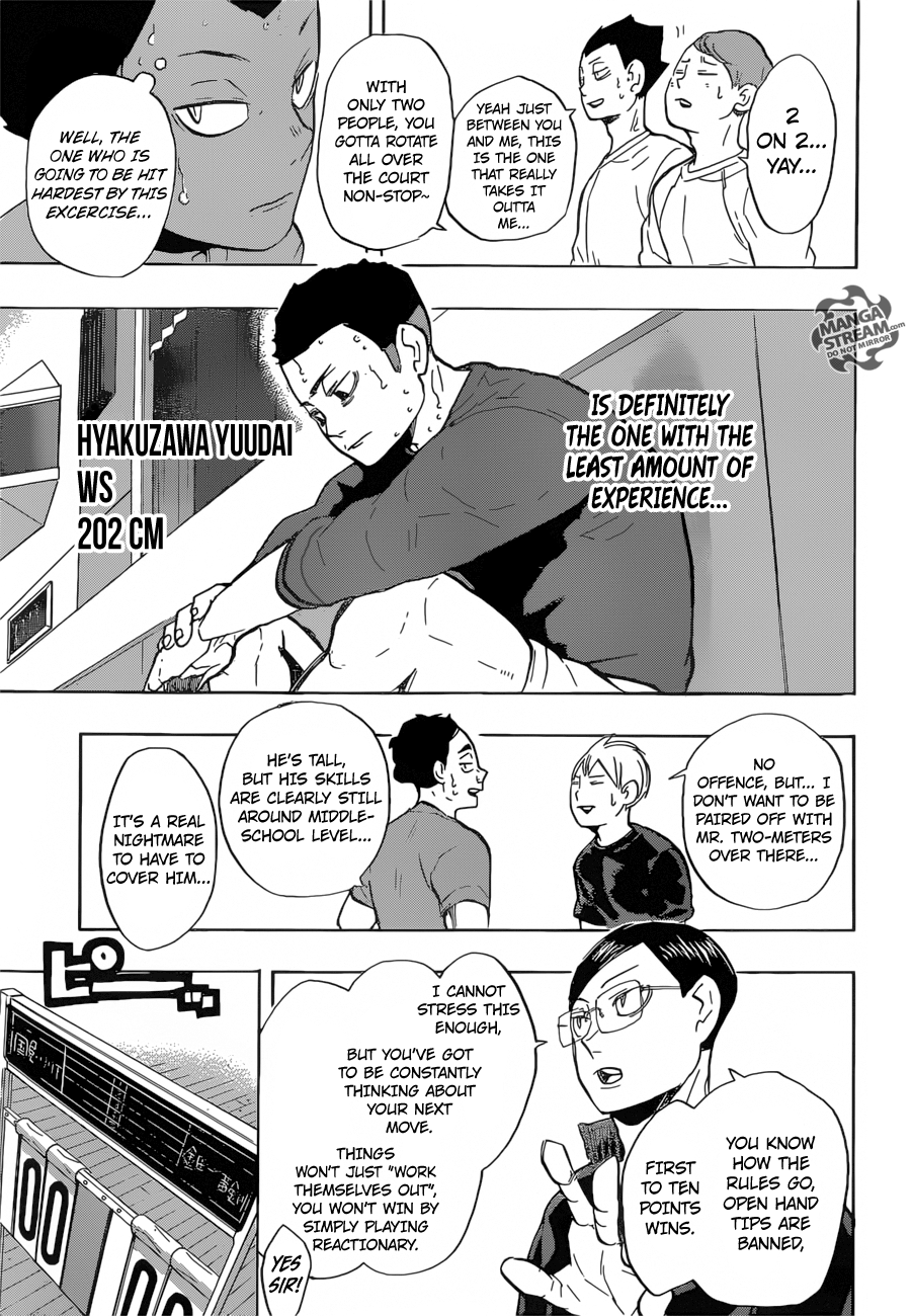 Haikyuu!! chapter 217 page 8