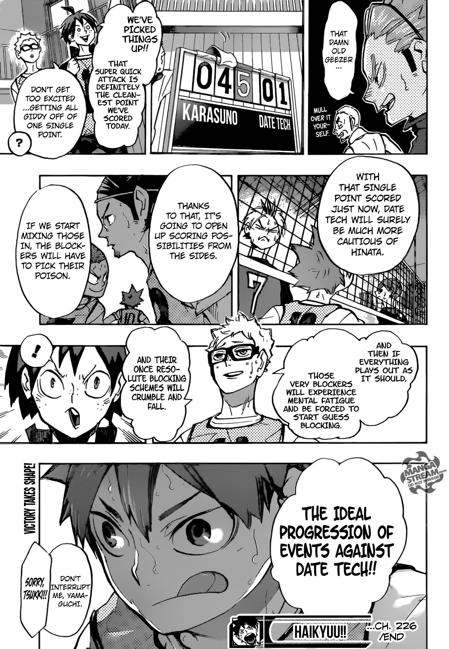 Haikyuu!! chapter 226 page 20