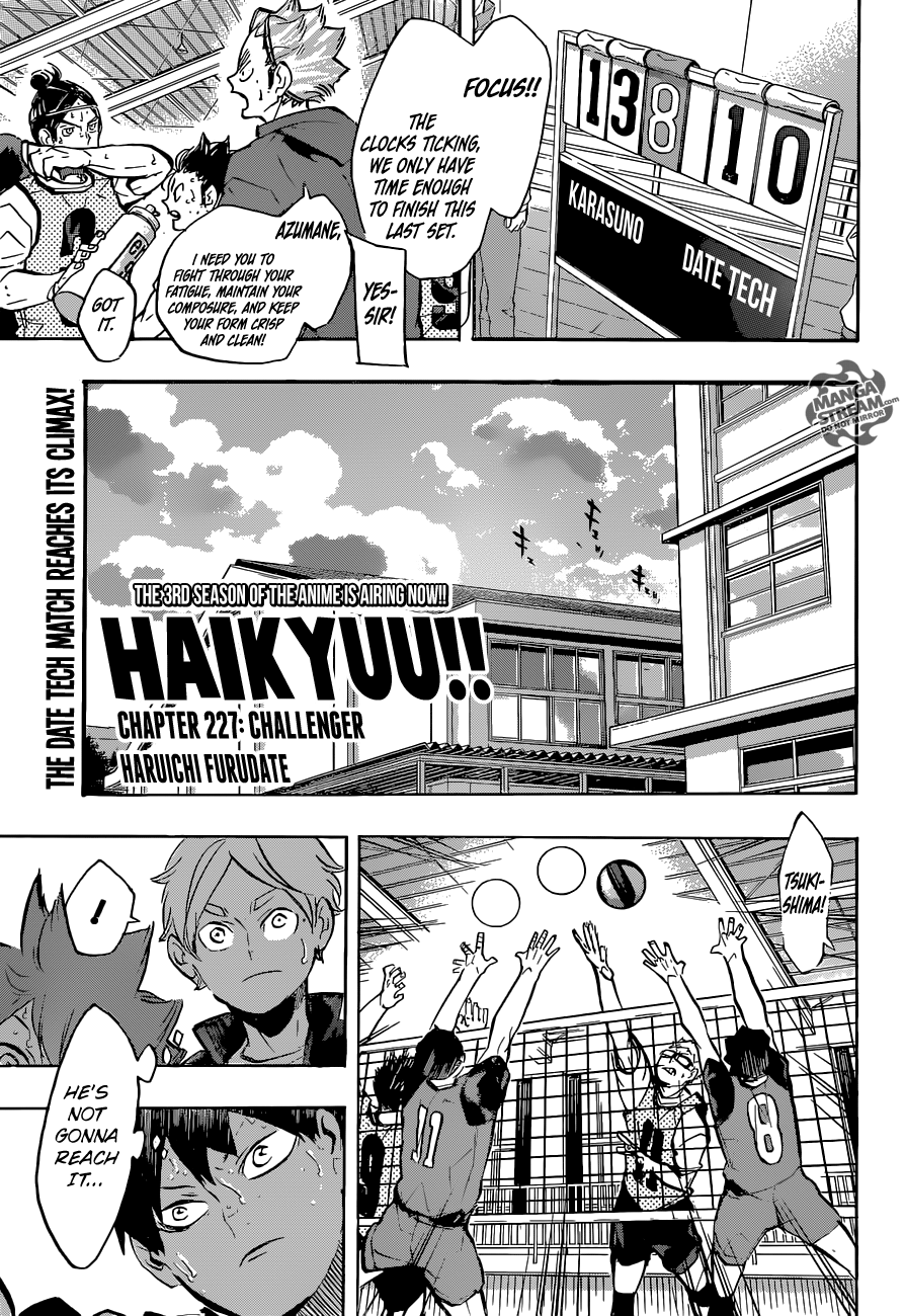 Haikyuu!! chapter 227 page 1