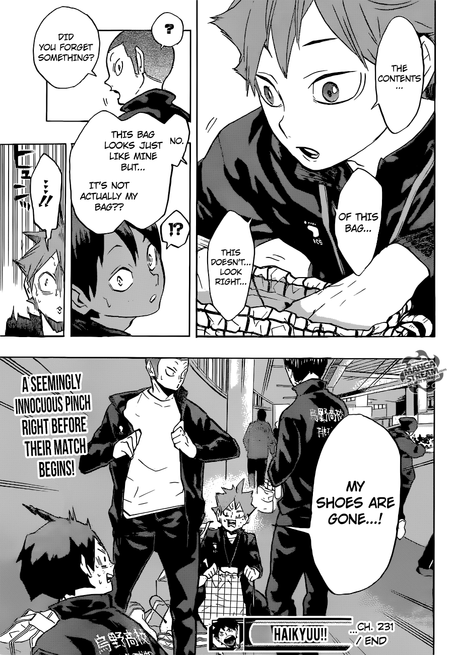 Haikyuu!! chapter 231 page 18