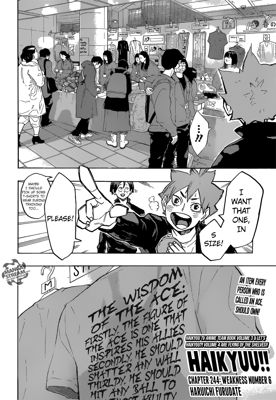 Haikyuu!! chapter 244 page 3