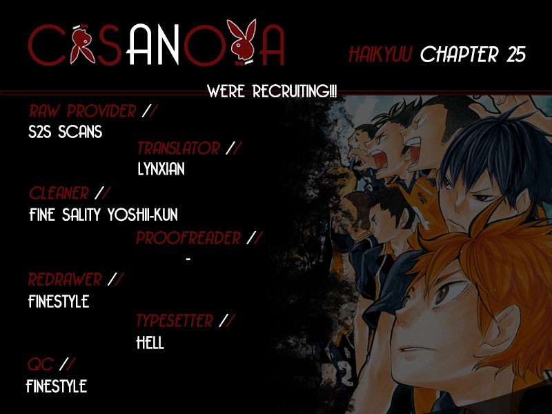 Haikyuu!! chapter 25 page 1