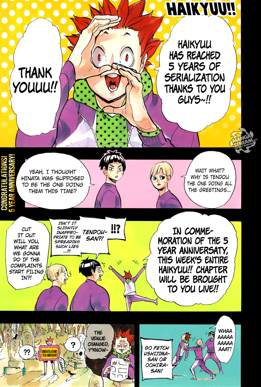 Haikyuu!! chapter 250 page 3