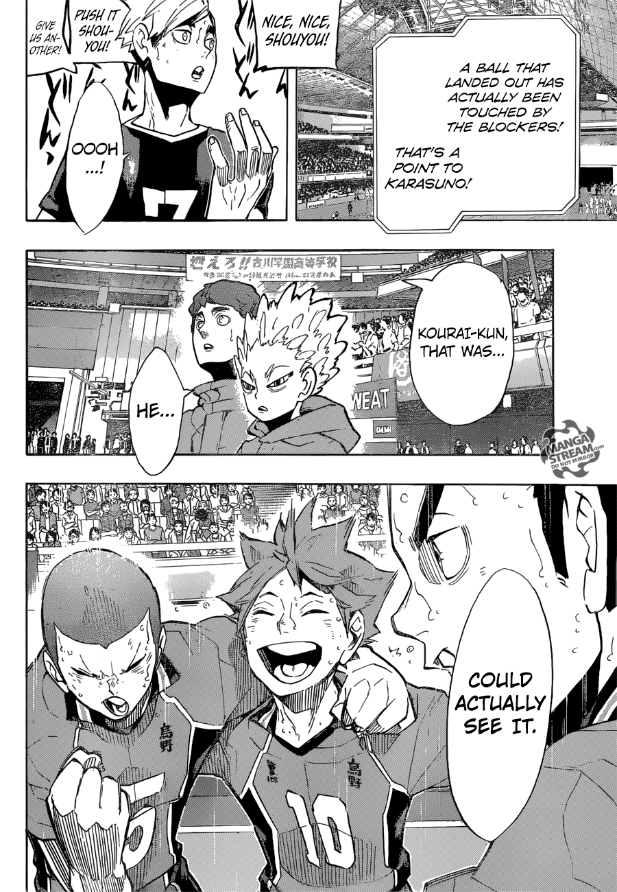 Haikyuu!! chapter 255 page 14
