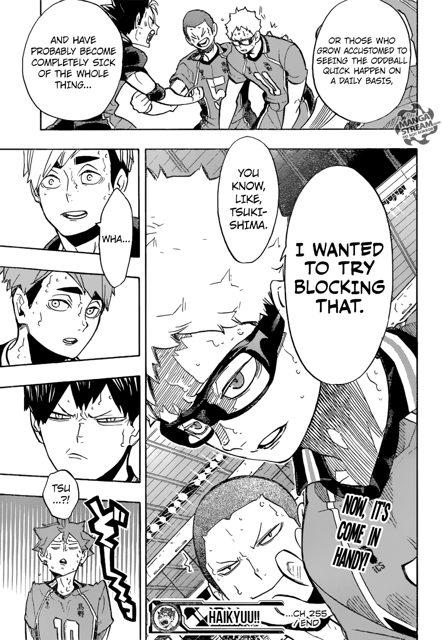 Haikyuu!! chapter 255 page 20