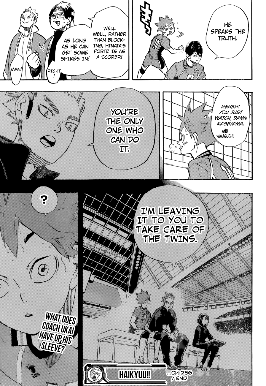 Haikyuu!! chapter 256 page 20