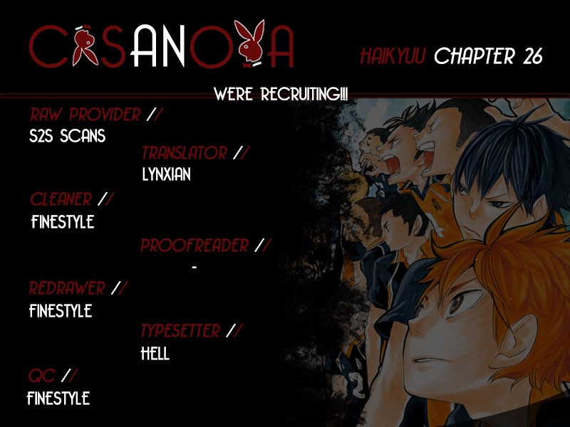 Haikyuu!! chapter 26 page 1