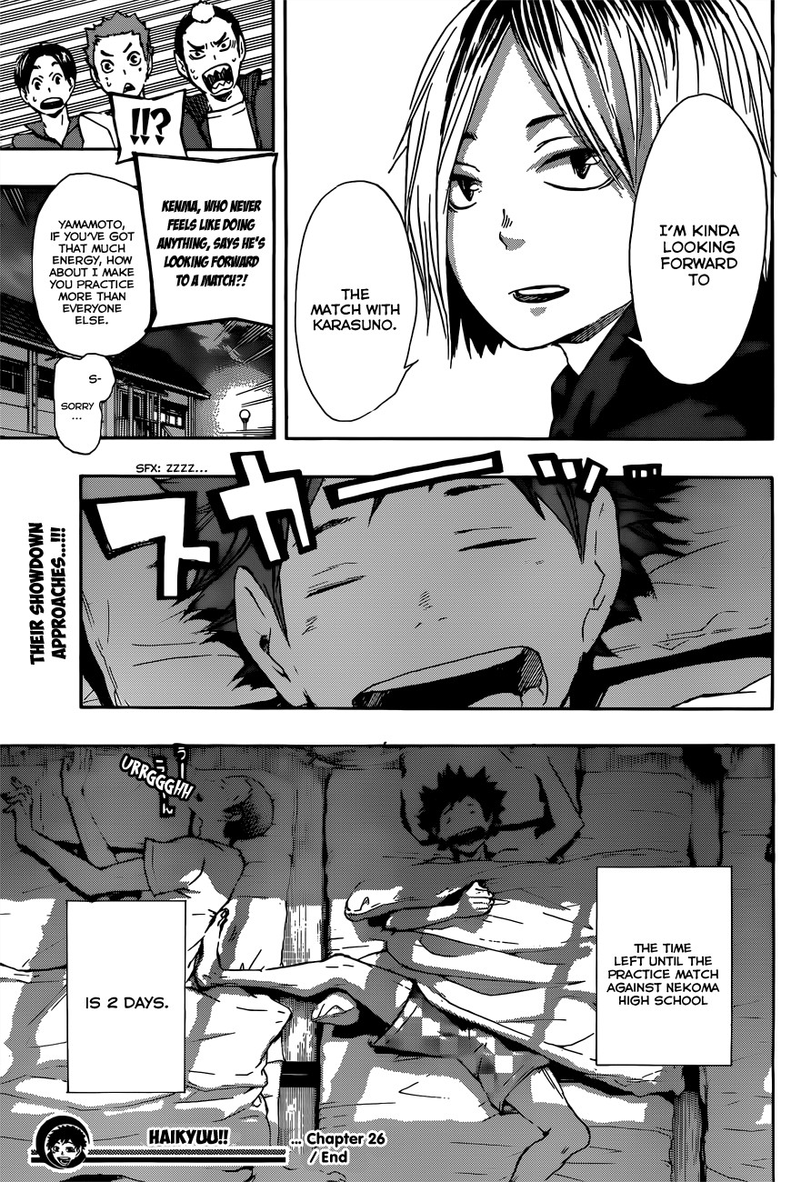 Haikyuu!! chapter 26 page 20