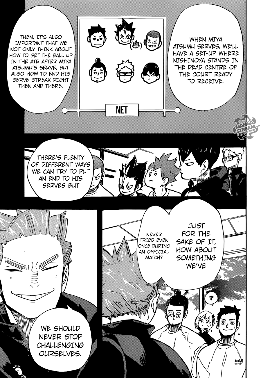 Haikyuu!! chapter 261 page 15