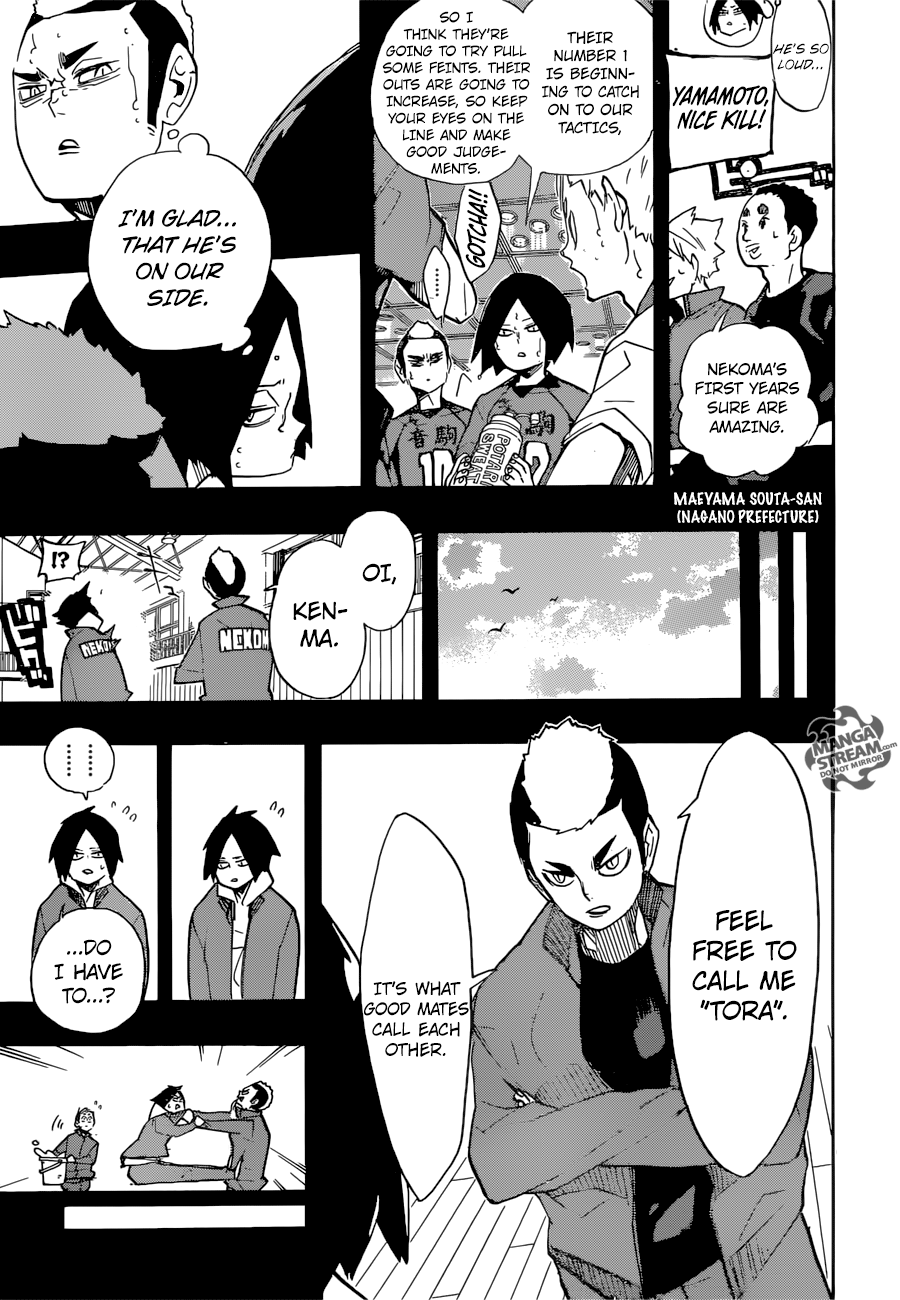 Haikyuu!! chapter 266 page 15