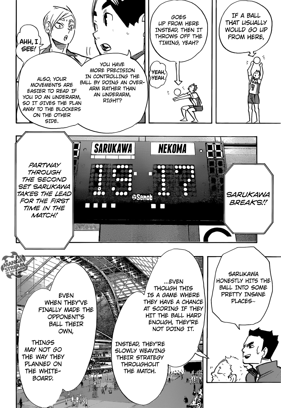 Haikyuu!! chapter 266 page 18