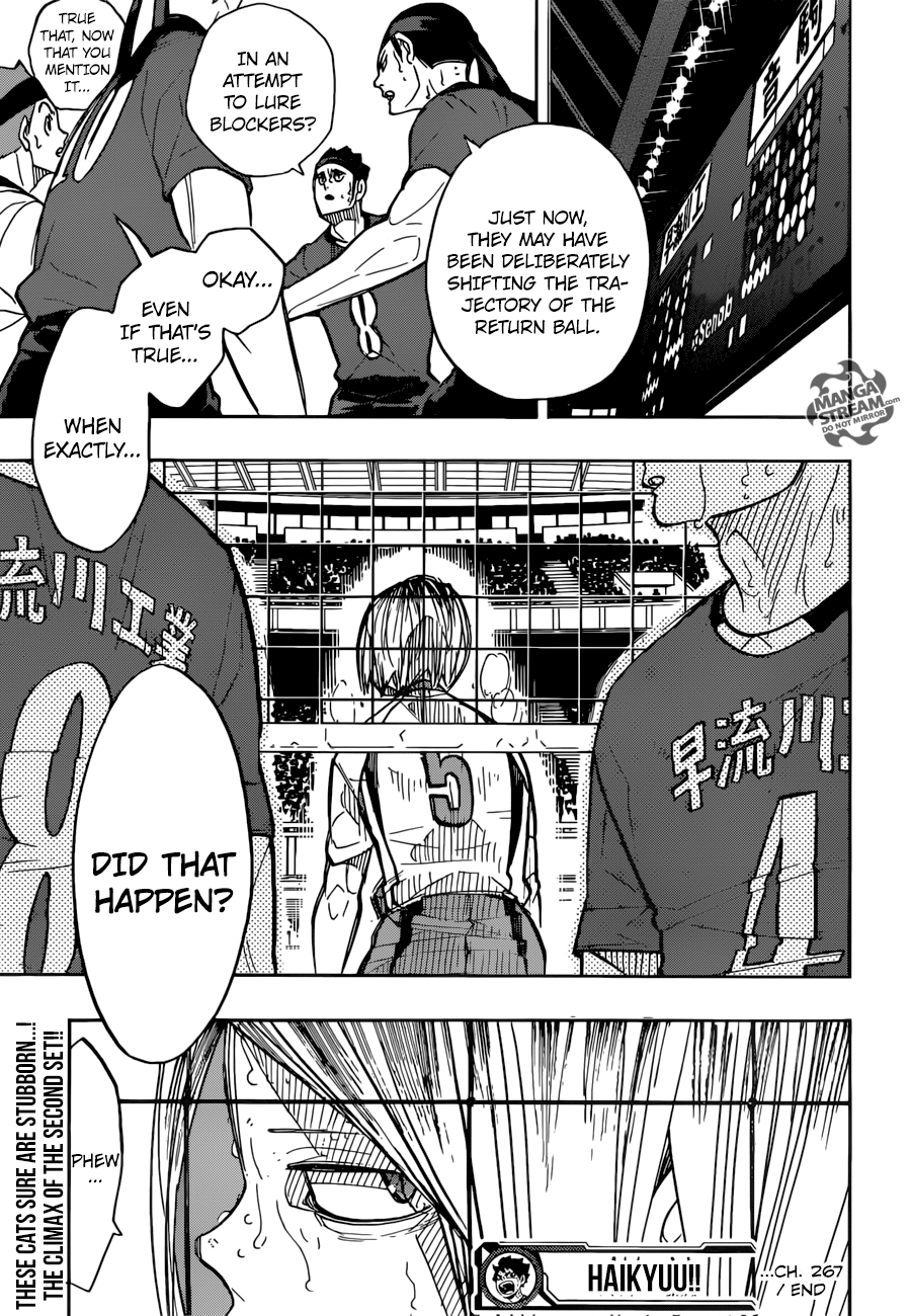 Haikyuu!! chapter 267 page 20