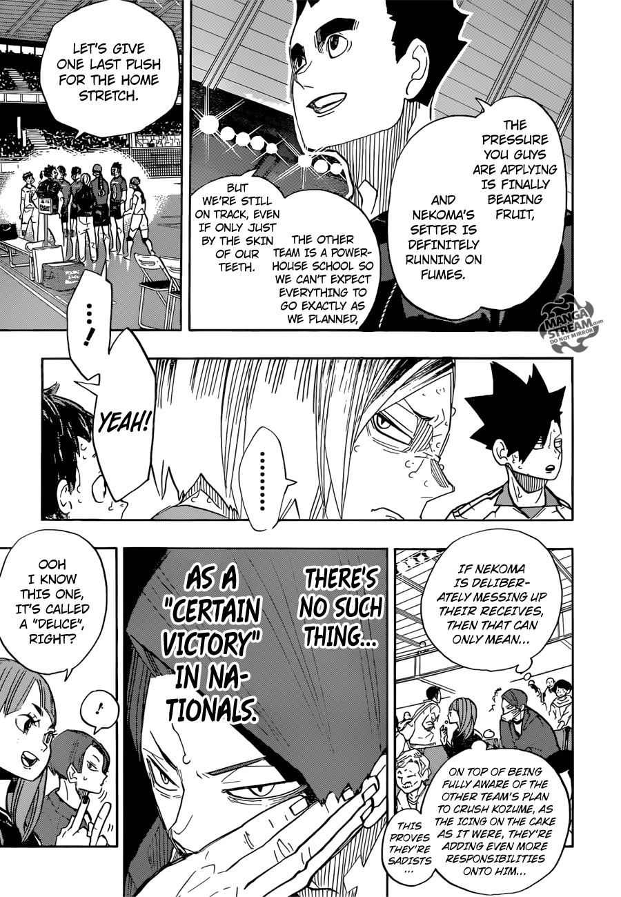 Haikyuu!! chapter 268 page 9