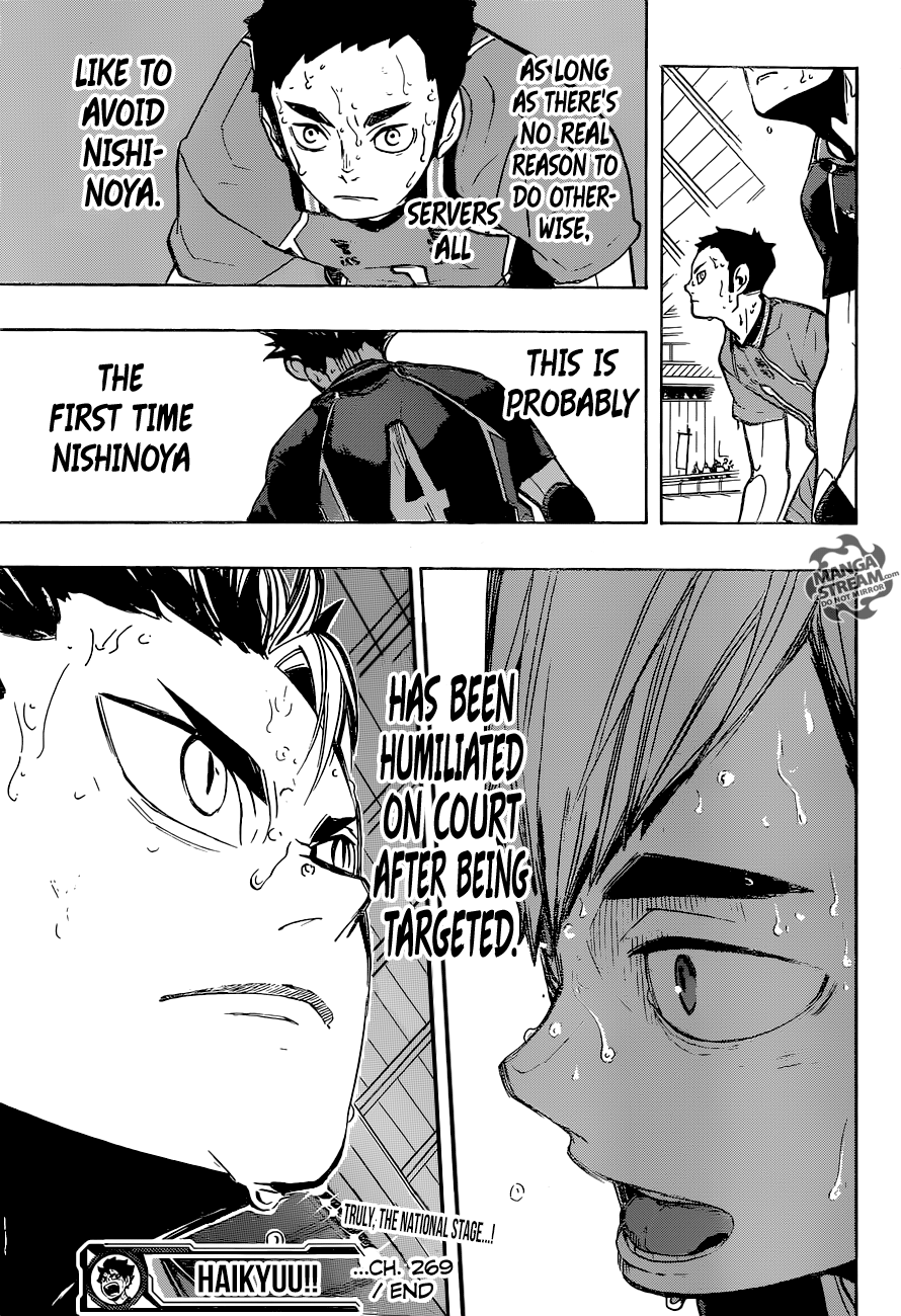Haikyuu!! chapter 269 page 20