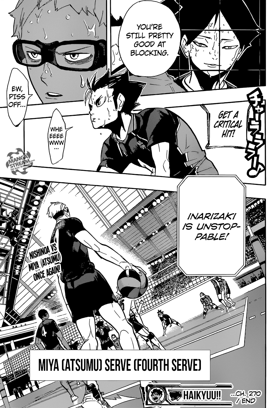 Haikyuu!! chapter 270 page 21
