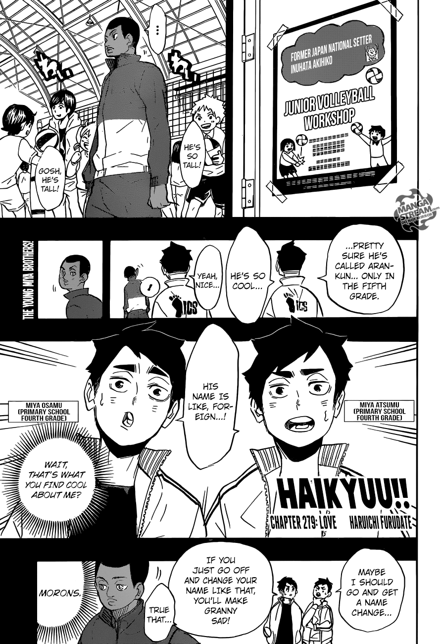 Haikyuu!! chapter 279 page 1