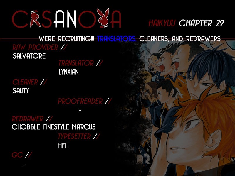 Haikyuu!! chapter 29 page 1