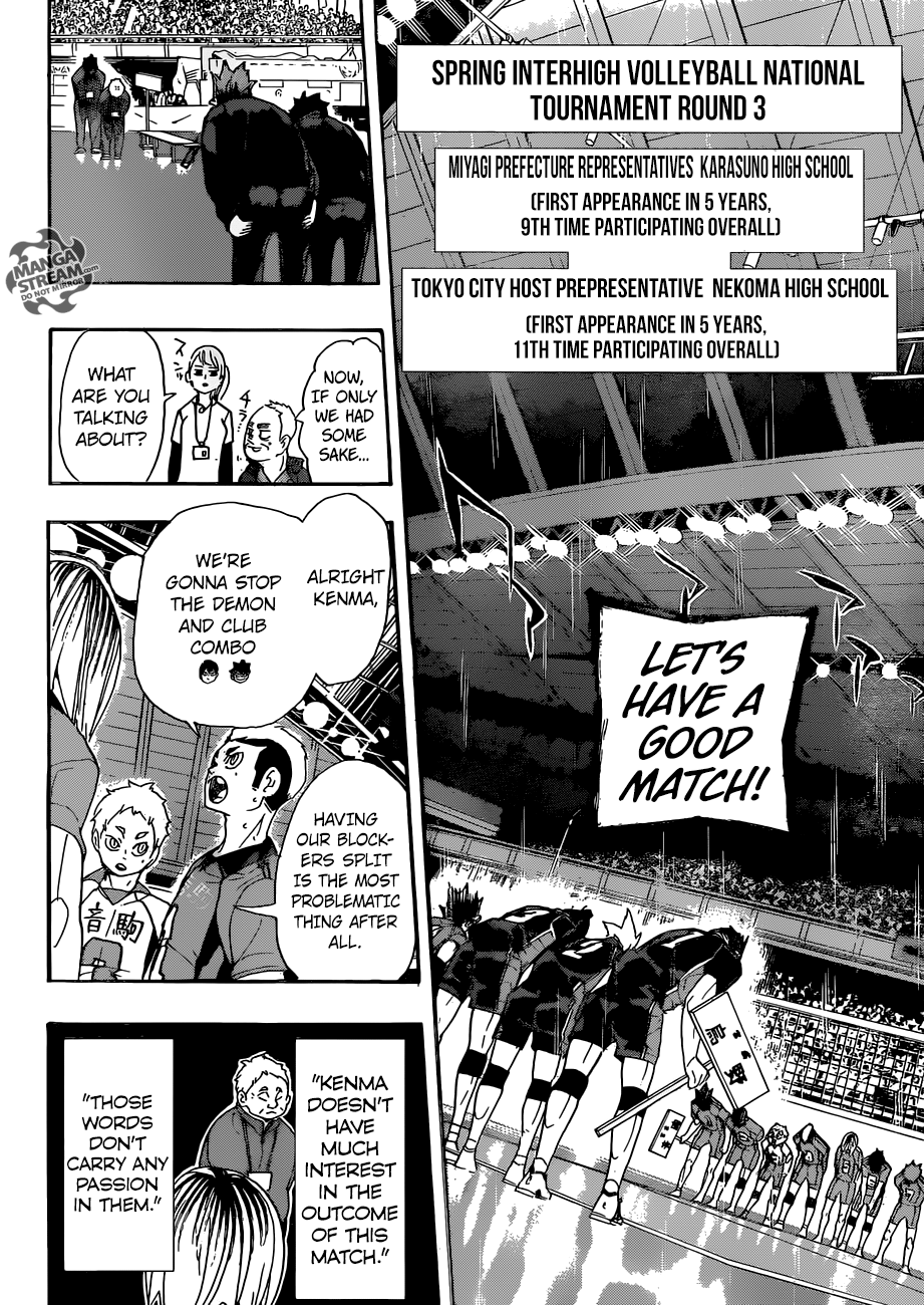 Haikyuu!! chapter 293 page 18