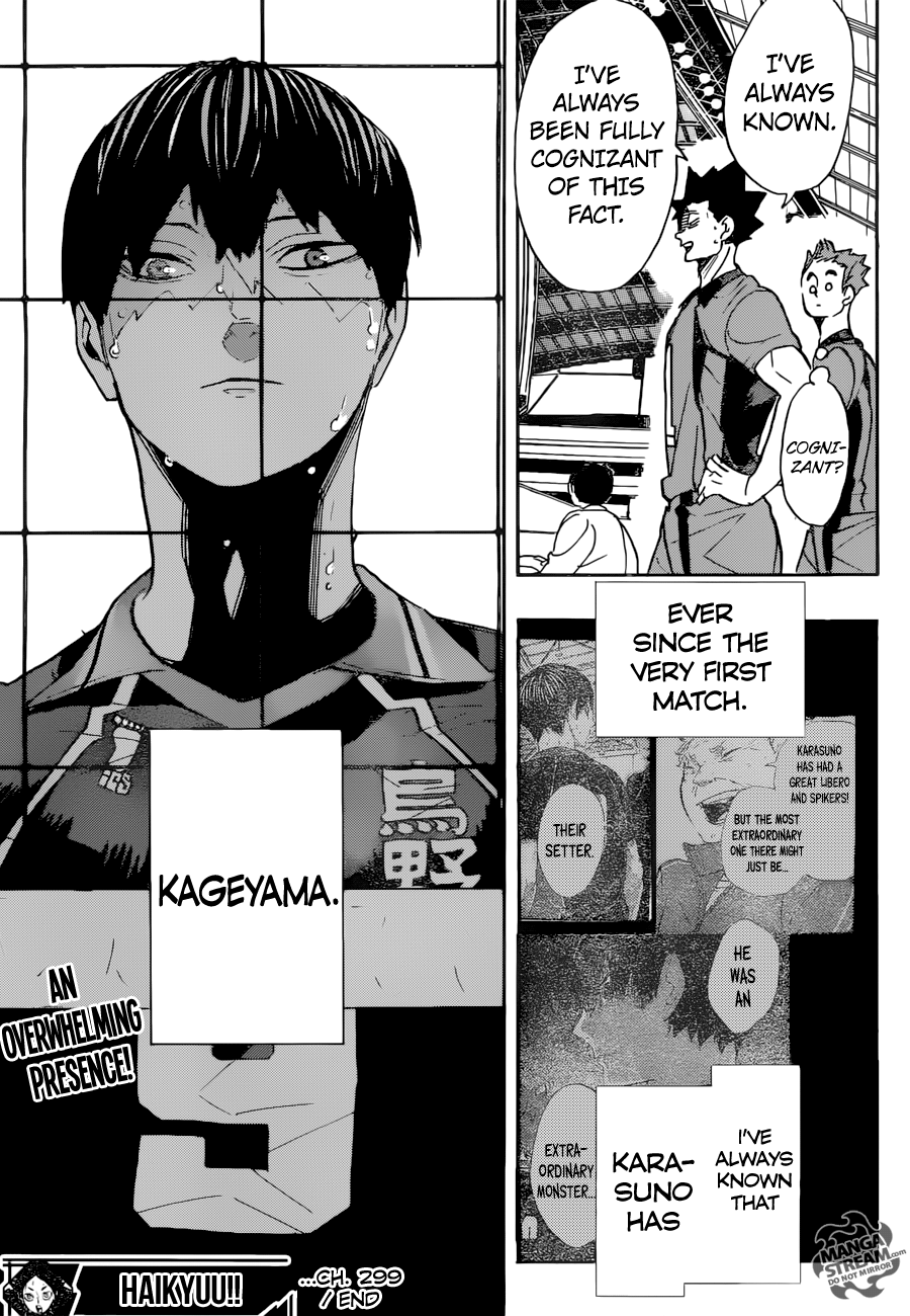 Haikyuu!! chapter 299 page 18