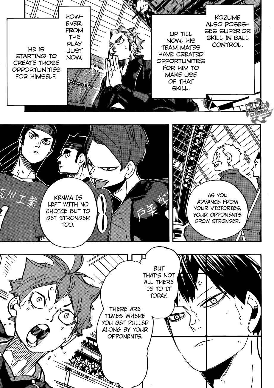 Haikyuu!! chapter 301 page 17