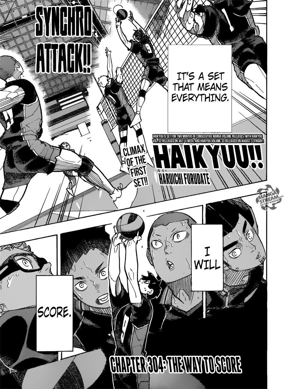 Haikyuu!! chapter 304 page 4