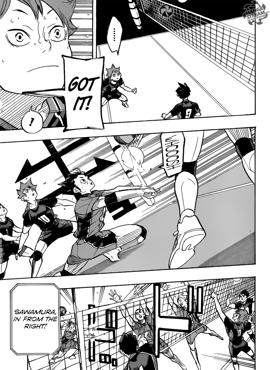 Haikyuu!! chapter 306 page 9