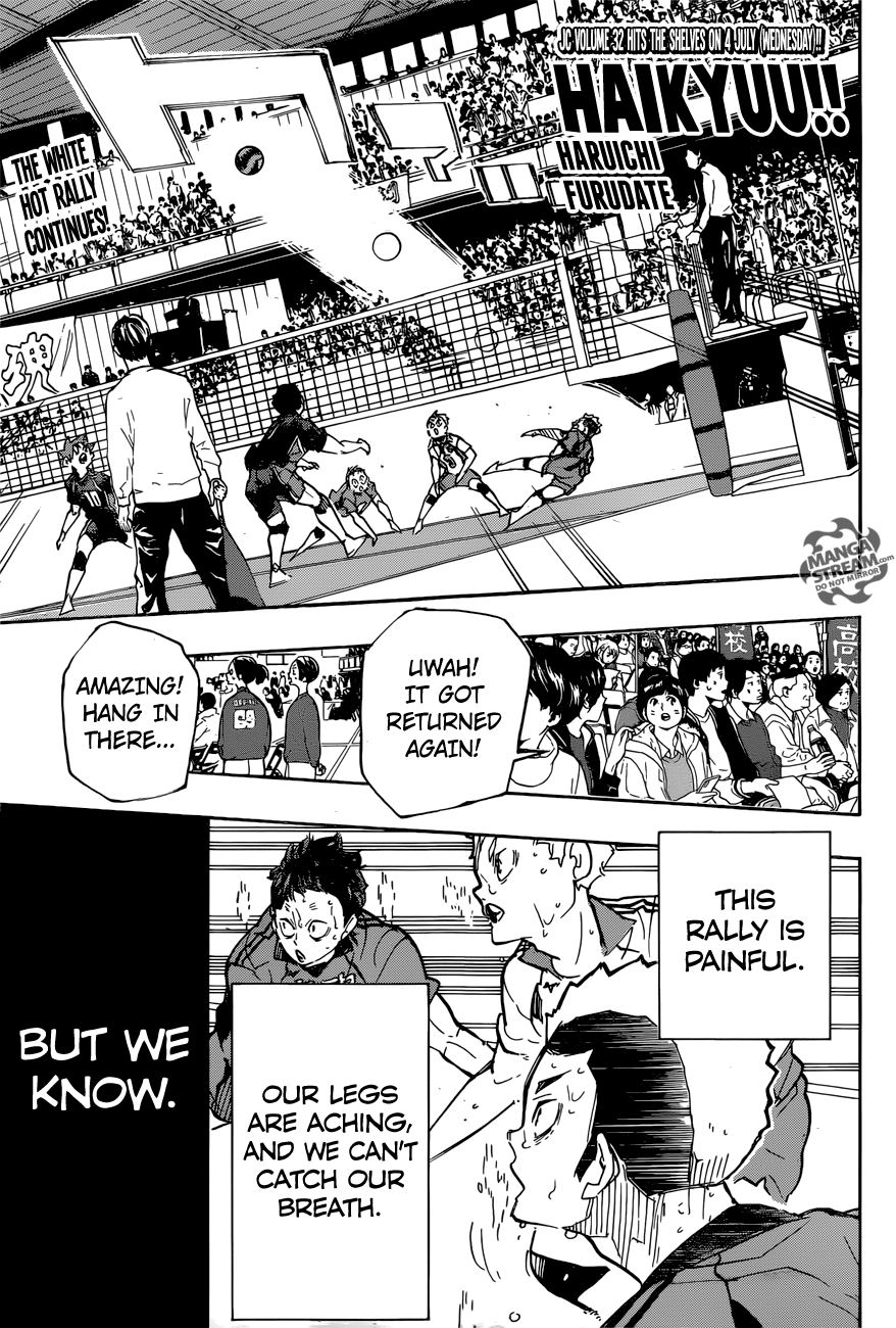 Haikyuu!! chapter 308 page 1