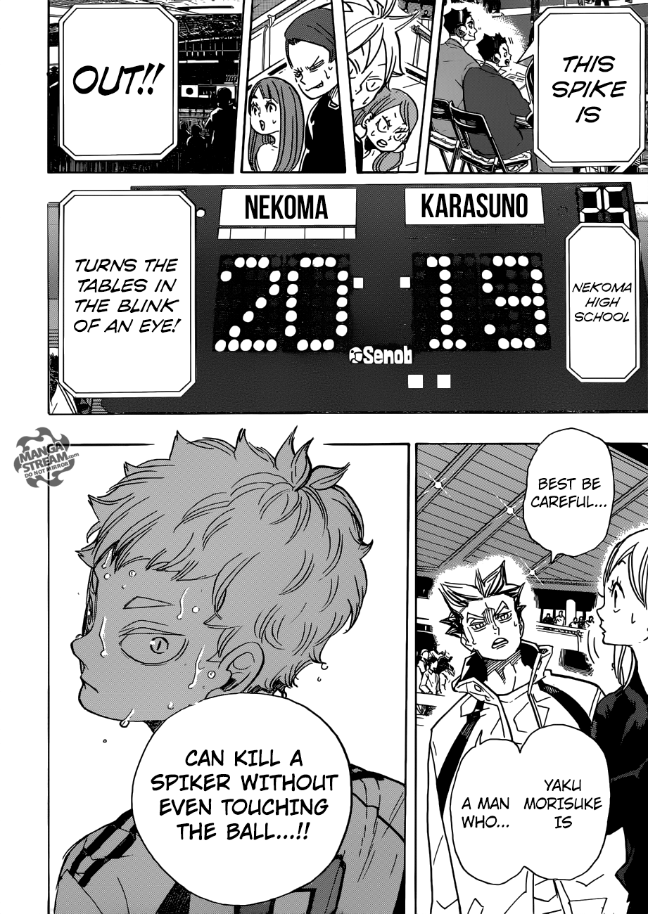 Haikyuu!! chapter 312 page 17