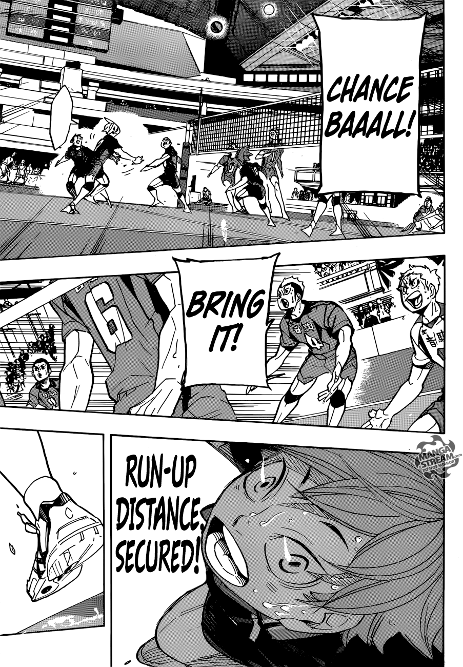 Haikyuu!! chapter 313 page 17