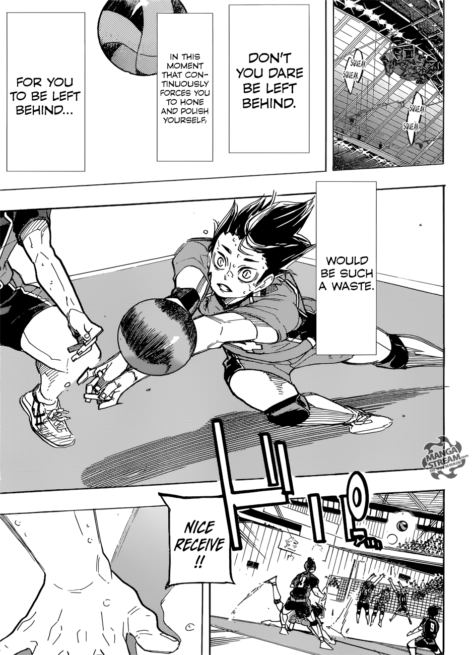 Haikyuu!! chapter 319 page 14