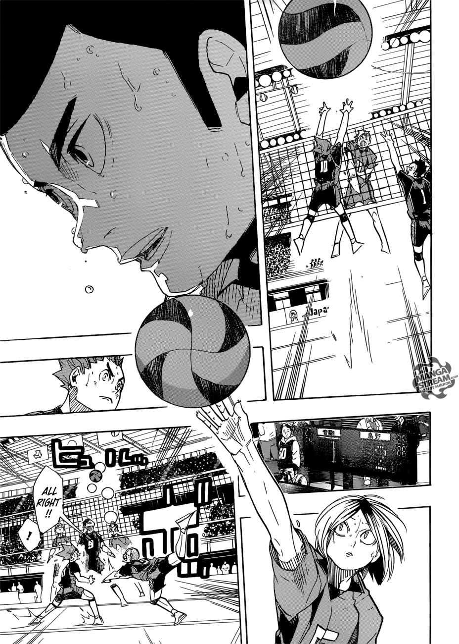 Haikyuu!! chapter 319 page 9