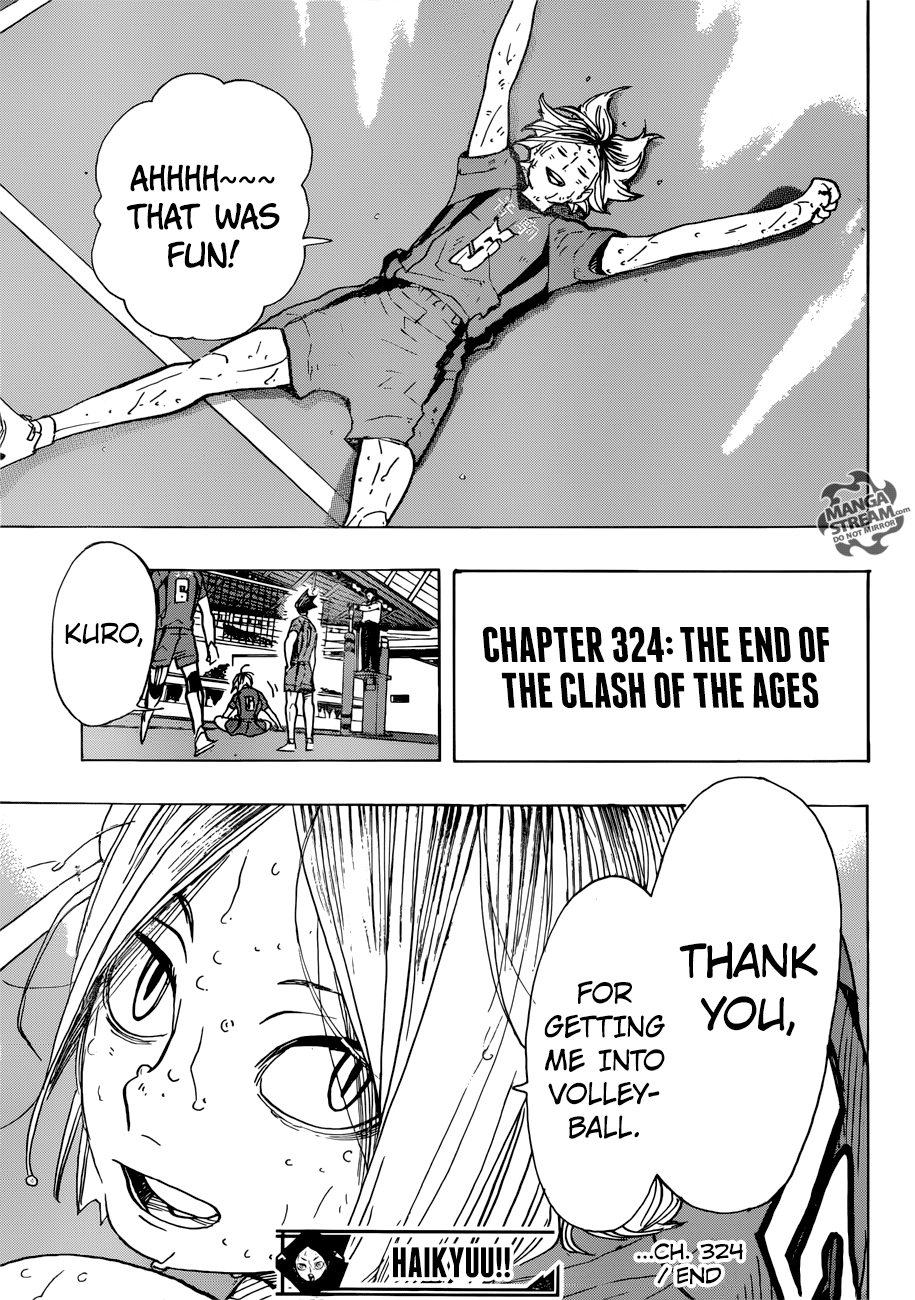 Haikyuu!! chapter 324 page 17