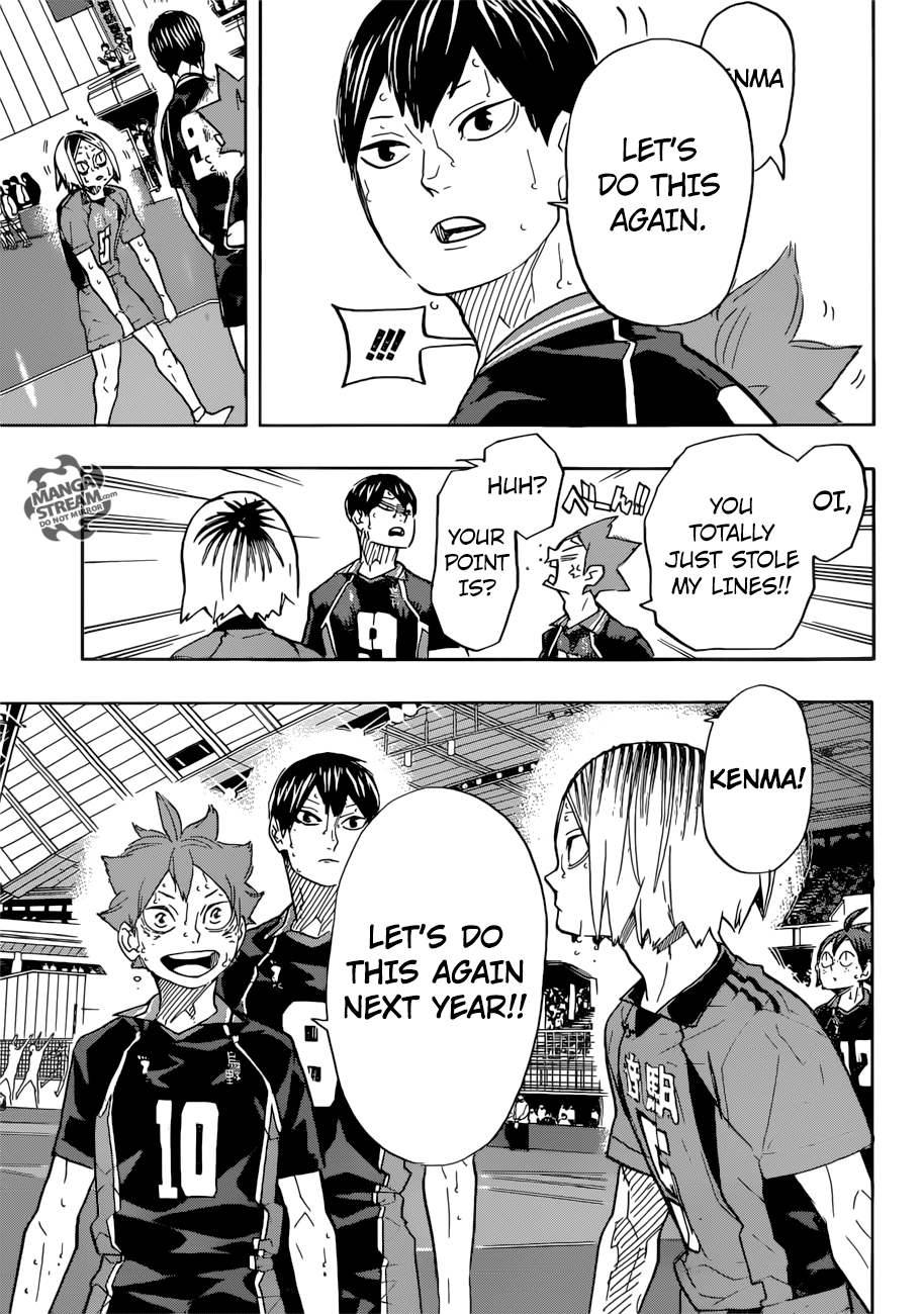 Haikyuu!! chapter 325 page 15