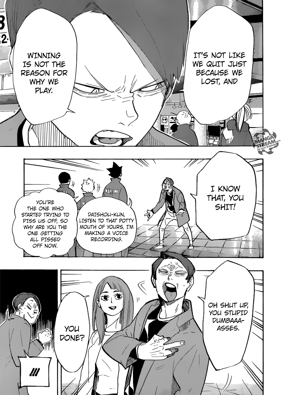 Haikyuu!! chapter 327 page 14